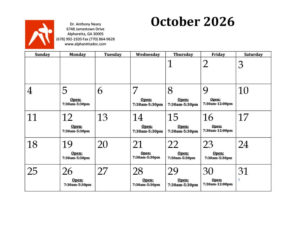 Appointment Calendar & Scheduling October 2026