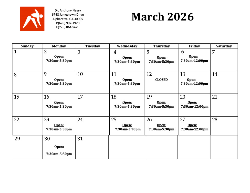 Current Appointment Calendar &amp; Scheduling March 2026